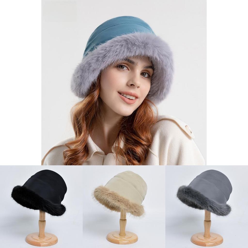 Winter Bucket Hat With Windproof Waterproof Features For Women Outdoor Use