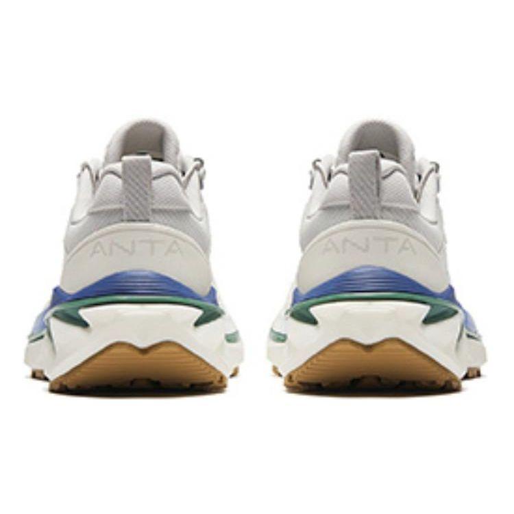 Anta Explore Pro Nitrogen Technology Non-Slip Wear-Resistant Low-Top Outdoor Functional Shoes Women Shoes White Gray 922425512-5
