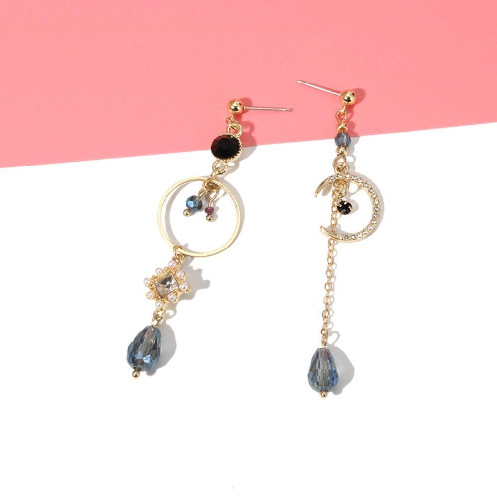 Tassel Unique Star Korean Style Earrings Crystal Ear Drop Female Dangle Earrings Fashion Jewelry