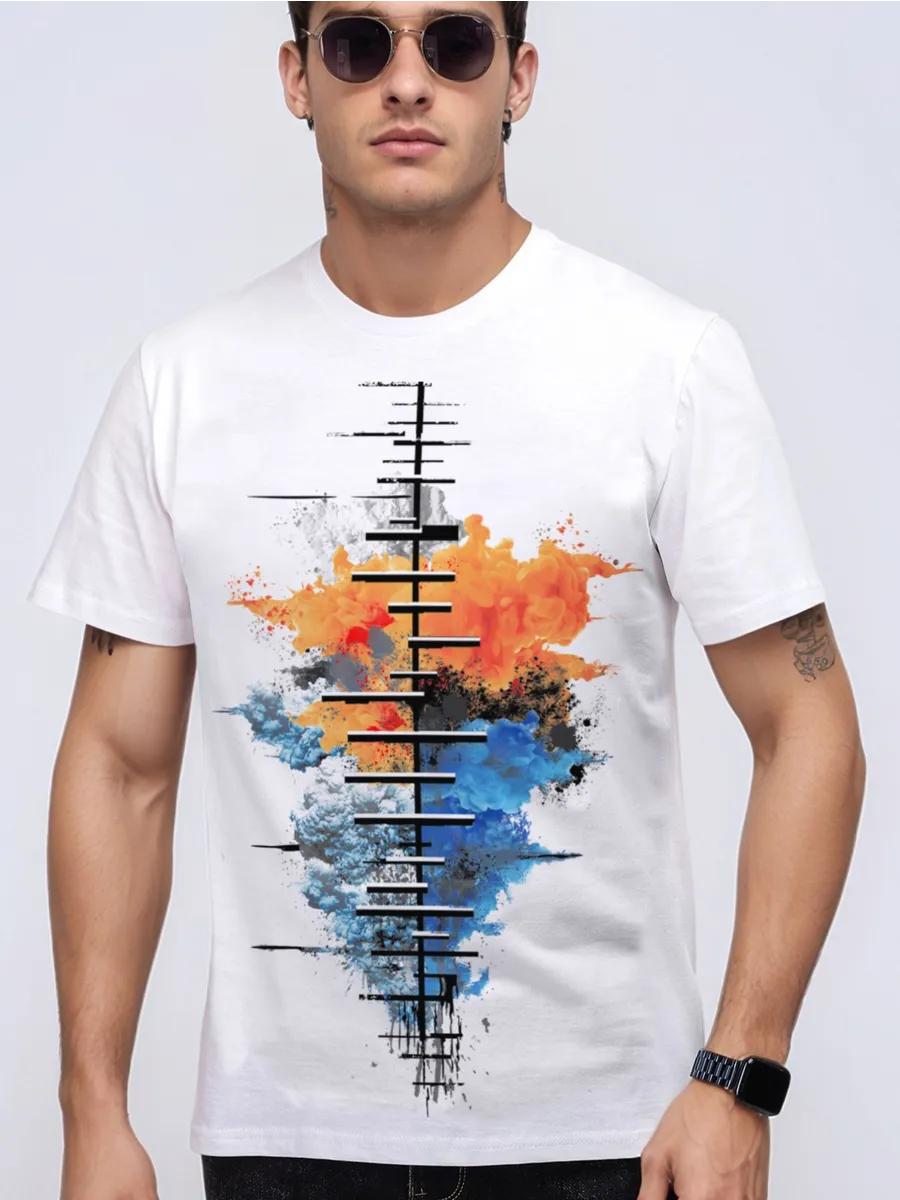 T-shirt with lion print 4XL