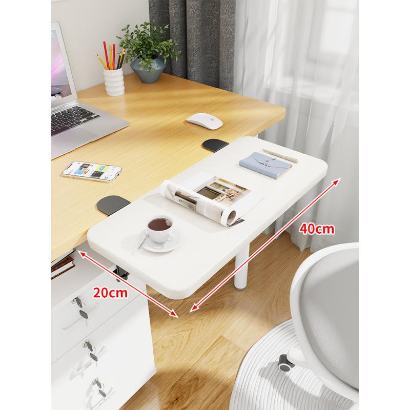 Składana Podpórka pod Nadgarstki do Klawiatury Biurkowej: Wydłużony wspornik krawędzi stołu do stanowiska pracy w akademiku