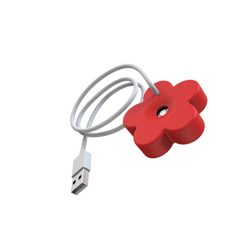 Petal USB Air Humidifier Misting Maker Mini Mute Flower Design Diffusers Home Plants for Business Travel Bedroom