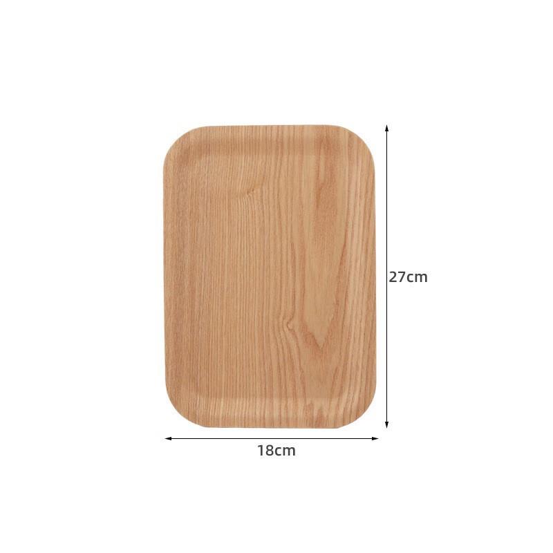 ZISIZ Ash Wood Rectangular Serving Tray