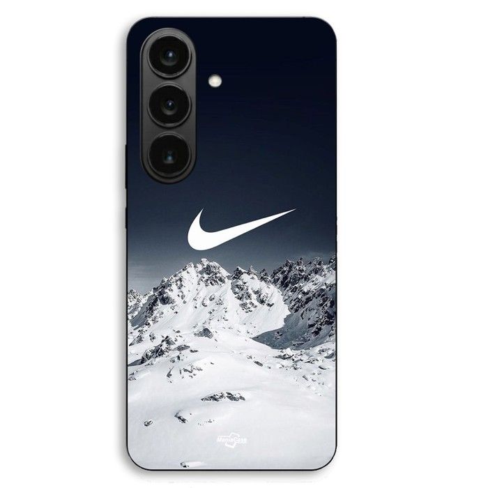 Coque téléphone - MANIACASE - Samsung Galaxy S26 Plus - Silicone TPU - Noir - Nike mountain fly