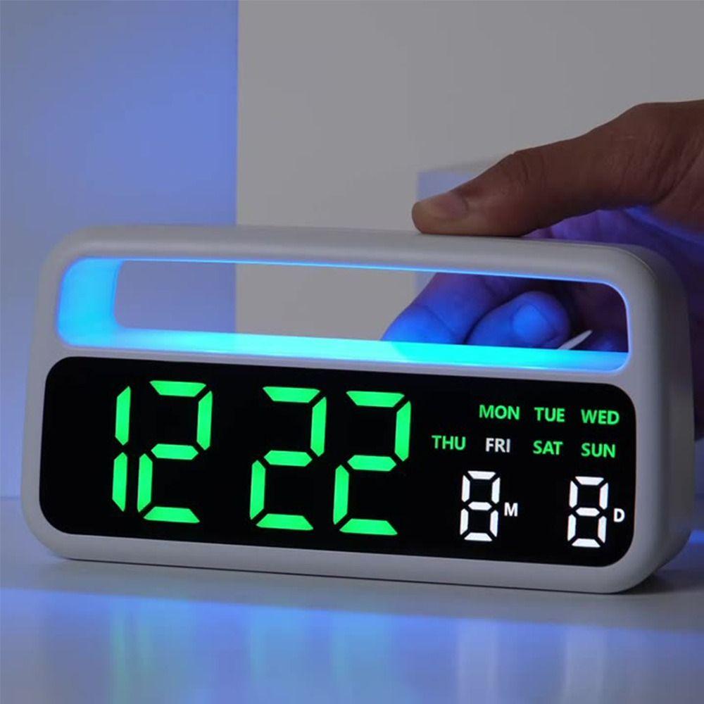Multi-functional Electronic Alarm Clock Temperature Display Table Clock  for Bedroom