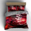 Red Fiery Face. Bedding Duvet Cover Sets Duvet Covers Pillowcases Gifts (1 * Duvet Cover 2 * Pillowcases, Without Duvet Insert)