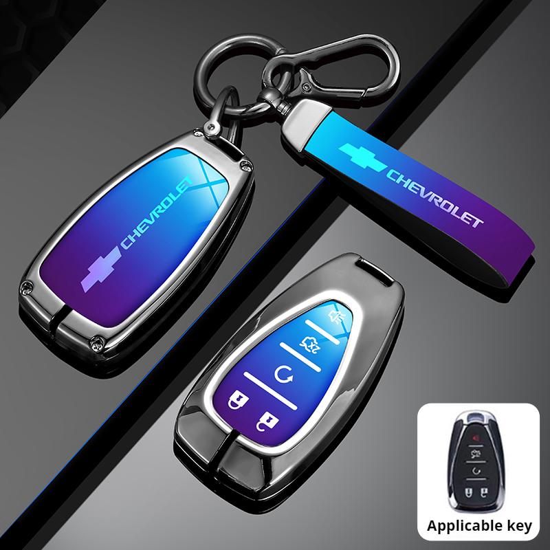 

Zinc Alloy Car Flip Key Case Cover Shell Bag For Chevrolet Cruze Aveo Trax Sail Malibu Captiva Prism Spark Protector Accessories