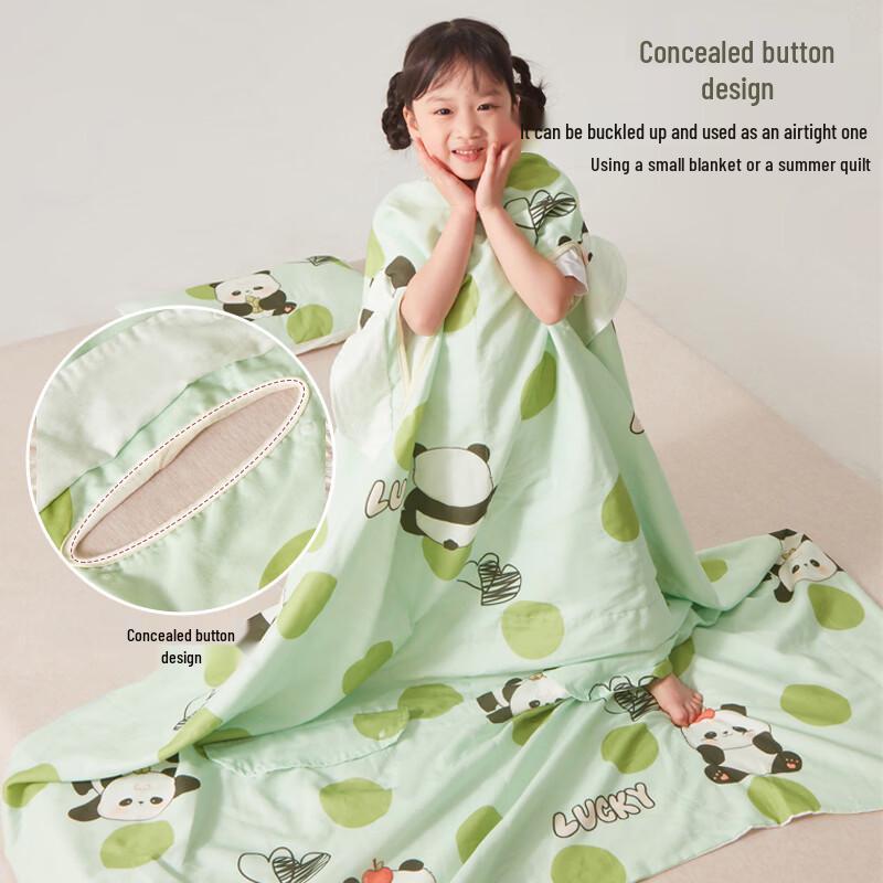 Children's Summer Cotton Gauze Sleeping Bag Blanket
