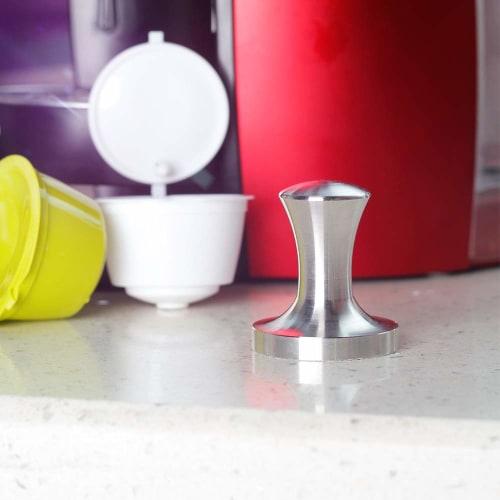 RECAPS Stainless Steel Coffee Press Hammer for Dolce Gusto Espresso Capsules (41.8mm)