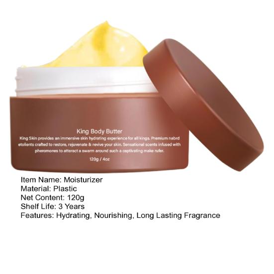 120G Men Moisturizer Hydrating Smoothing Nourishing Moisturizing Long Lasting Fragrance Portable Travel Skin Care Body Butter
