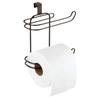 Easy to Install Double Layer Towel and Toilet Paper Rack Hanging Tissue Roll Dispenser Bathroom Organization Tool