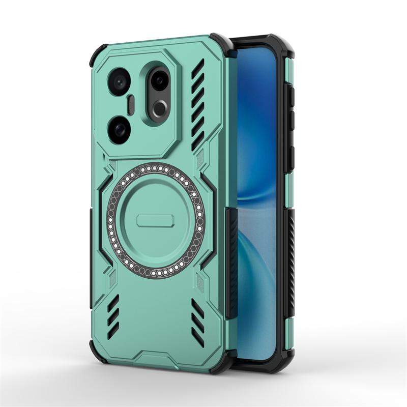 Shockproof Armor Case For Vivo X200 FE Magnetic Adsorption Wireless Charge Cover For Vivo X200 FE Case For Vivo X200 FE Case