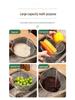 316 Stainless Steel Kitchen Colander Set - 2-Piece for Washing Vegetables, Fine Mesh Strainer for Draining, Rinsing, and Filtering Rice.