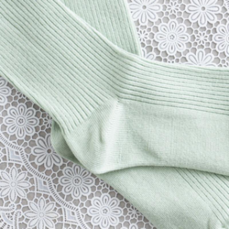 Monfoot Women S Ribbed Long Neck SockS Green