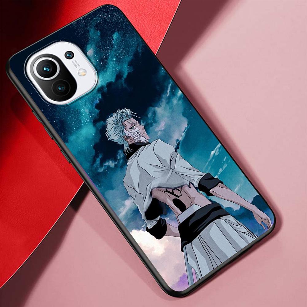 Japanese Anime Bleach Case for Xiaomi Mi 11 Lite 5G 12 Pro Note 10 10T 9 SE 9T 10S 8 A2 Lite CC9 Redmi Note 11 TPU Phone Cover