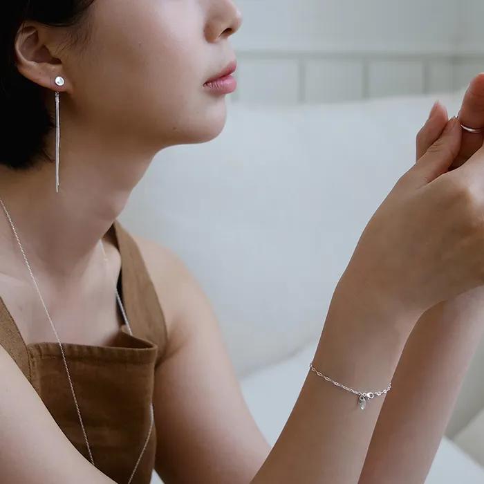 Leaf chain bracelet