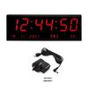 Perpetual LED Digital Wall Clock with Silent Timekeeping and Night Light for Home and Bedroom Use