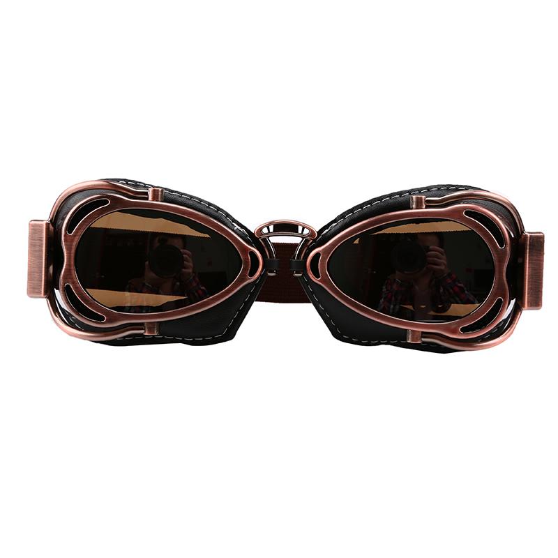 

Мотоциклетные очки для вождения, винтажные мужские очки, маска для мотокросса, лыжи, коричневые кожаные ветрозащитные очки для езды на велосипеде по бездорожью