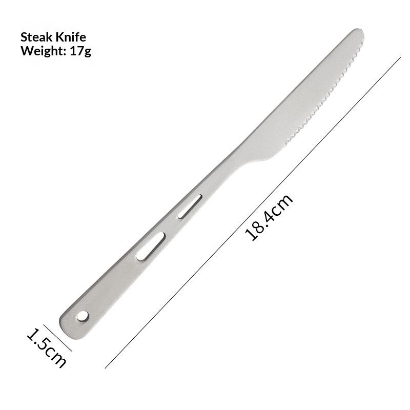 

2 In 1 Outdoor Titanium Spoon Camping Tableware Portable Bottle Opener Camping Picnic Dinner Spork Fork For Travel Backpacking C