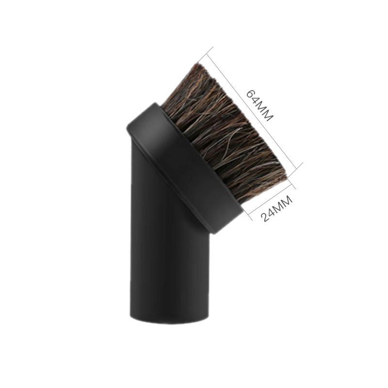 Boxuan 2-in-1 Round Brush Head for Philips Midea Vacuum Cleaners, Universal 32mm Diameter