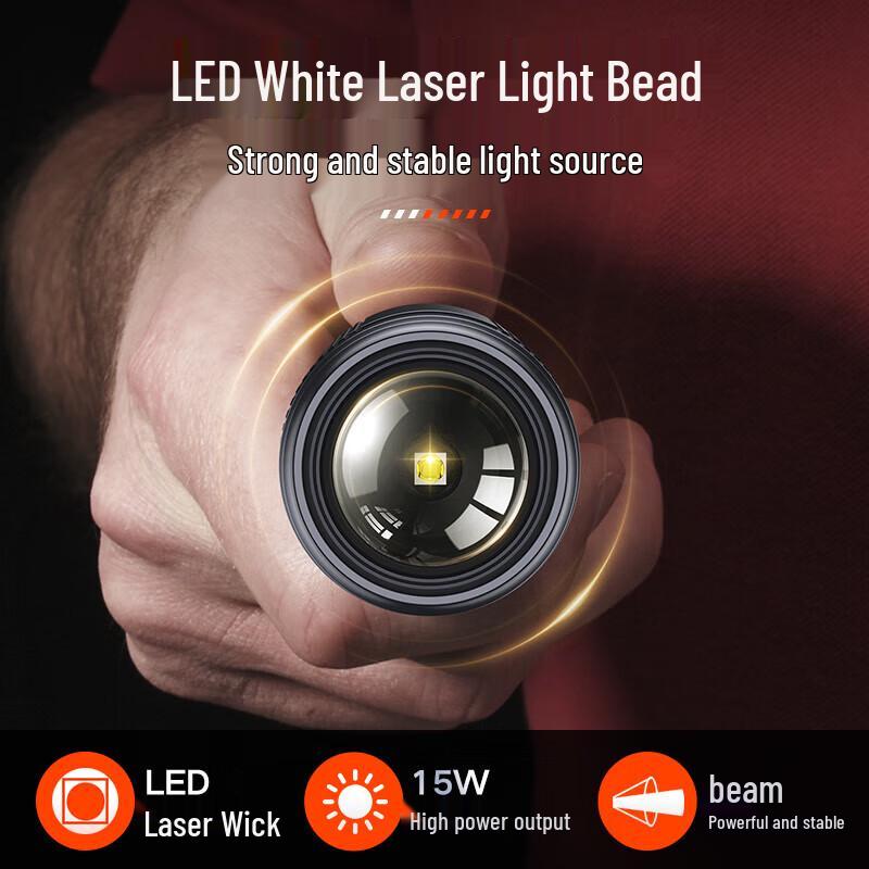 Philips Rechargeable Zoom LED Flashlight