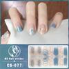 New type of bake-free gel nail polish film, full sticker, plaid spring and summer flower nail art film, nail film, waterproof paper patch