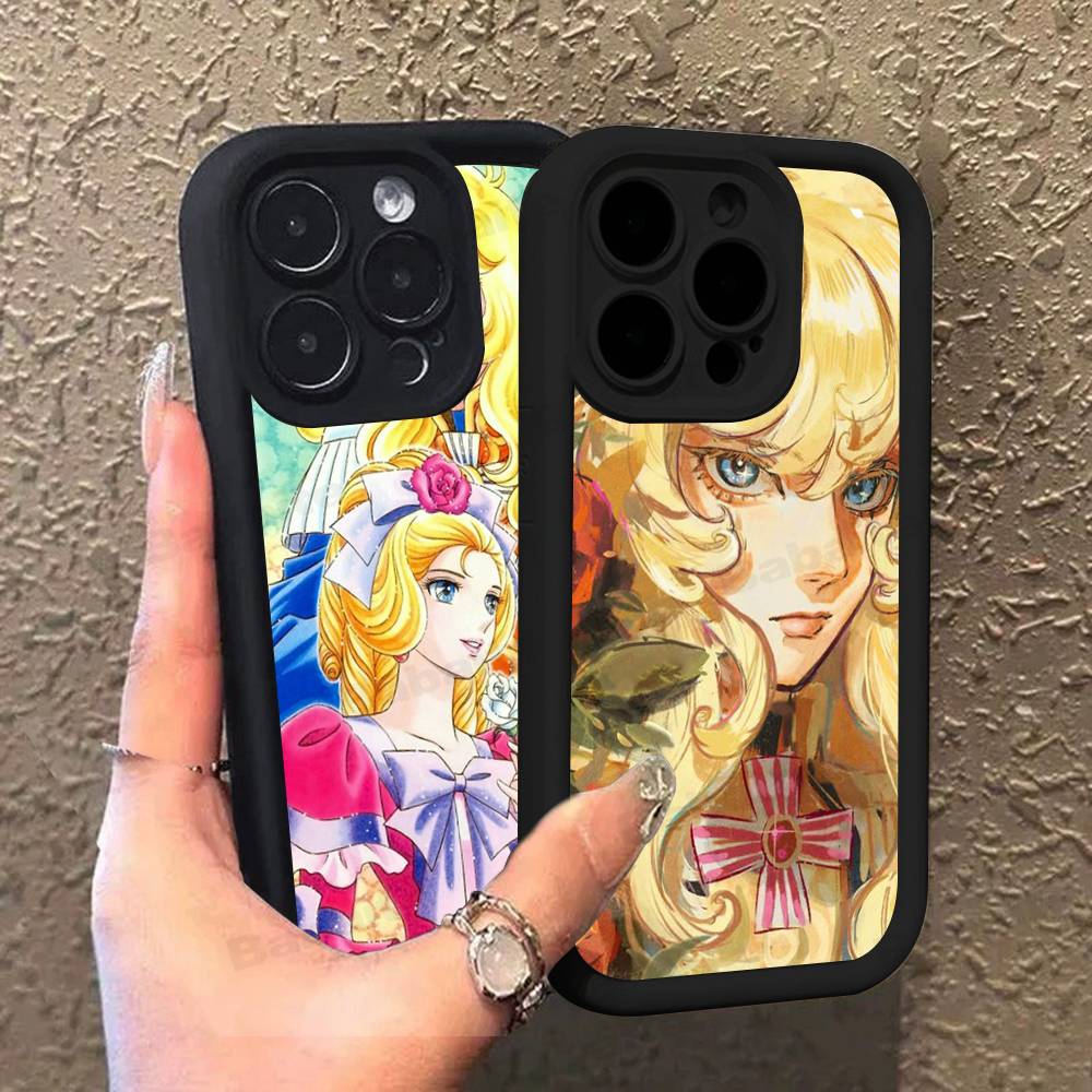 Classic Anime The Rose Of Versailles Phone Case For IPhone 17 16 15 14 13 12 11 Pro Max Mini Plus Soft TPU Back Cover