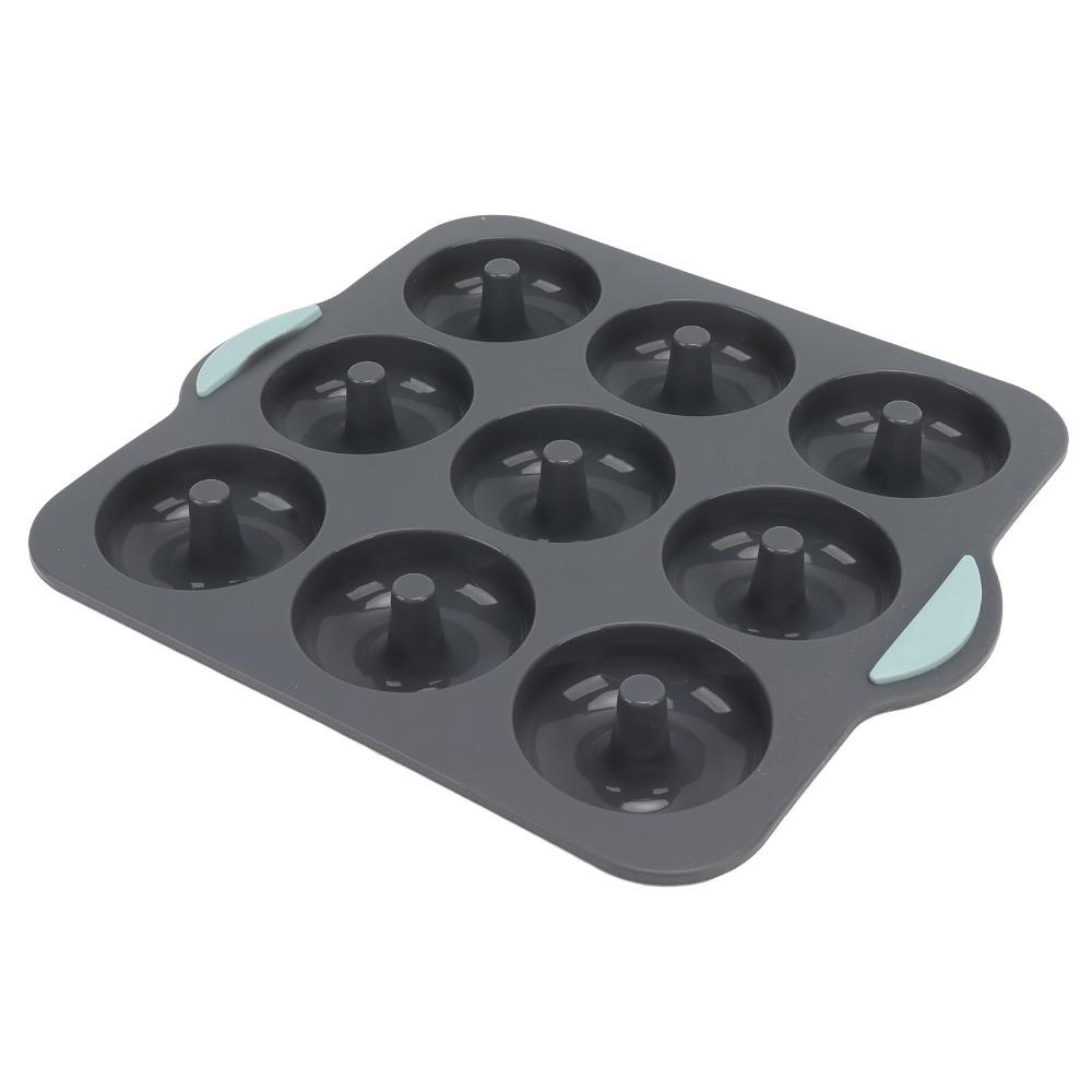 Non-Stick Surface Silicone Donut Pan Food-Grade Silicone Ring Cake Mold Baking Tray  Oven Baking