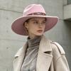 Ethnic Style Jazz Hat Solid Color Vintage Cowgirl Hat Fashion Western Cowboy Hat  for Men And Women