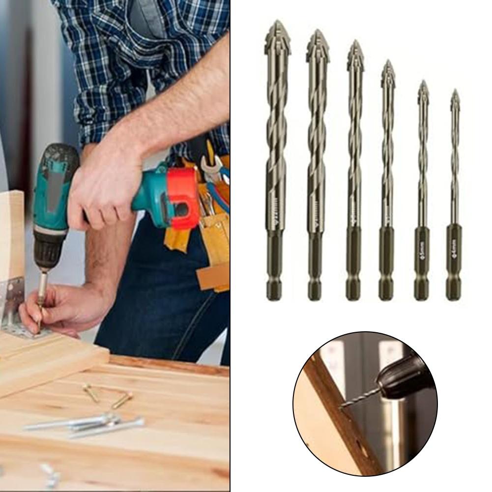 Hex Shank Drill Bits 10 Mm Alloy Steel Drill Bits Chip Clearance Capability Home Improvement For Drills And Screwdrivers