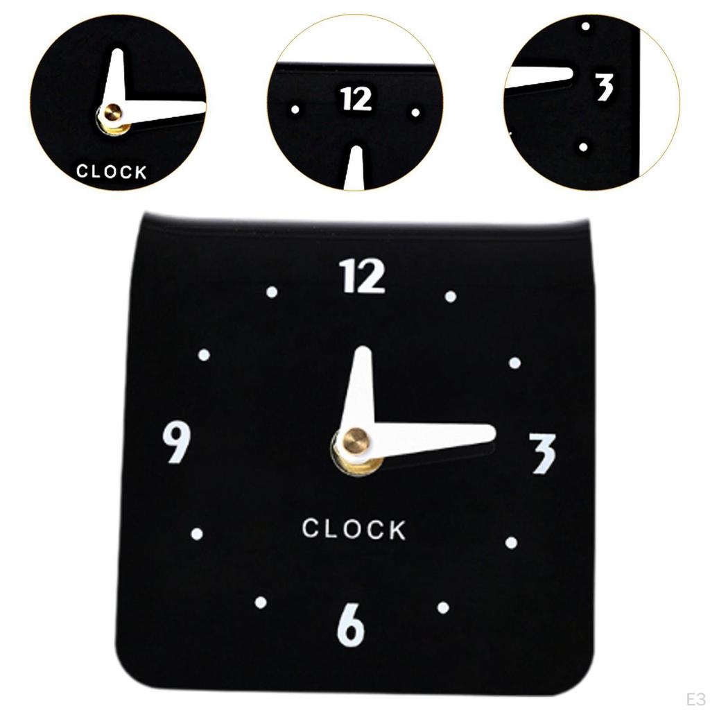 Tischuhr Schreibtischornament Minimalistisch Leise für Nachttischregal Büro Schlafzimmer Wohnheim