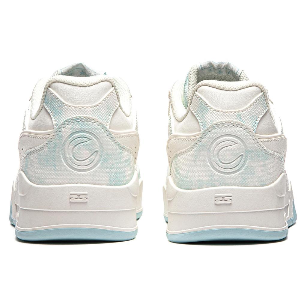 New LiNing Yuebai Cushioning Wear Resistant Low Top Skateboard Shoes Women's Mist White AGCS252-26