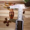 Wood Hollow Carved Aromatherapy Bottle Mini Vase Pagoda Car Hanging Decoration Fragrance Diffuser Bottle Sealed Jar Pendant