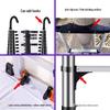 BUBUWEN Multi-functional Folding Aluminum Telescopic Ladder