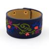 New Fashion Pu Leather Brodered Personality Brede Armbånd & Armbånd Dame Armbånd Multi-Color