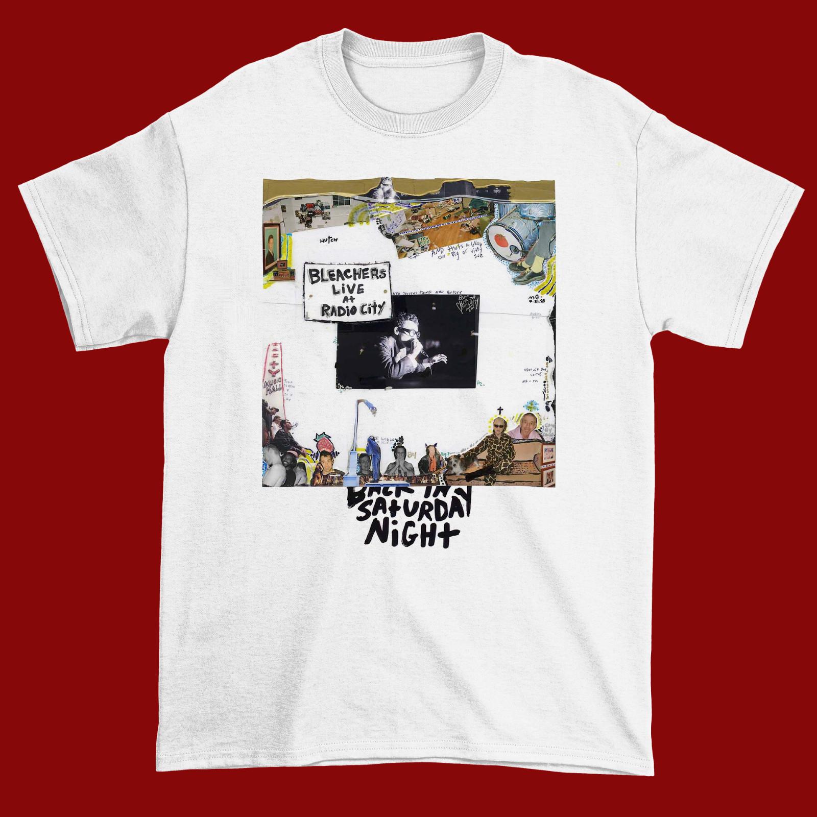 Bleachers - Live At Radio City Music Hall White Cotton Shirt L349 S