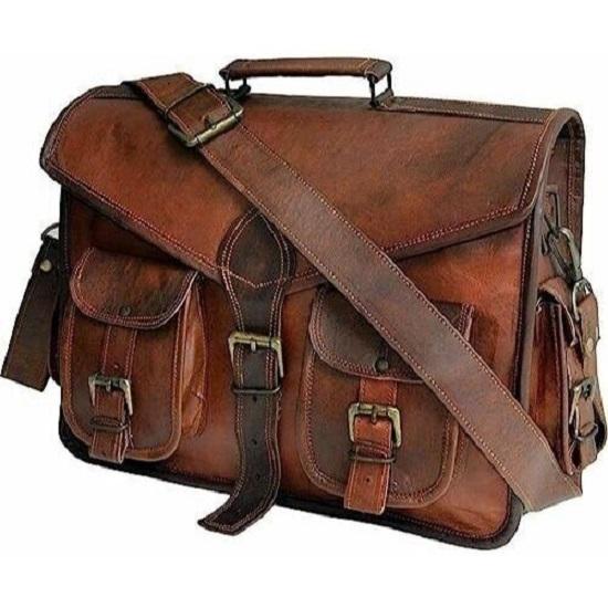 Мужской рюкзак из натуральной кожи козы — фото 2