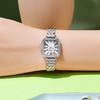 Square Small Square Watch Women'S Watch Simple Roman Stainless Steel Belt Exquisite Niche Light Luxury Women'S Watch