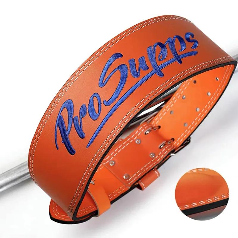 

Кожаный пояс для тяжелой атлетики Фитнес-тренировки Поясной бандаж Поясничный протектор Приседания Становая тяга Бодибилдинг Тренажерный зал Поддержка спины S-Length 95cm