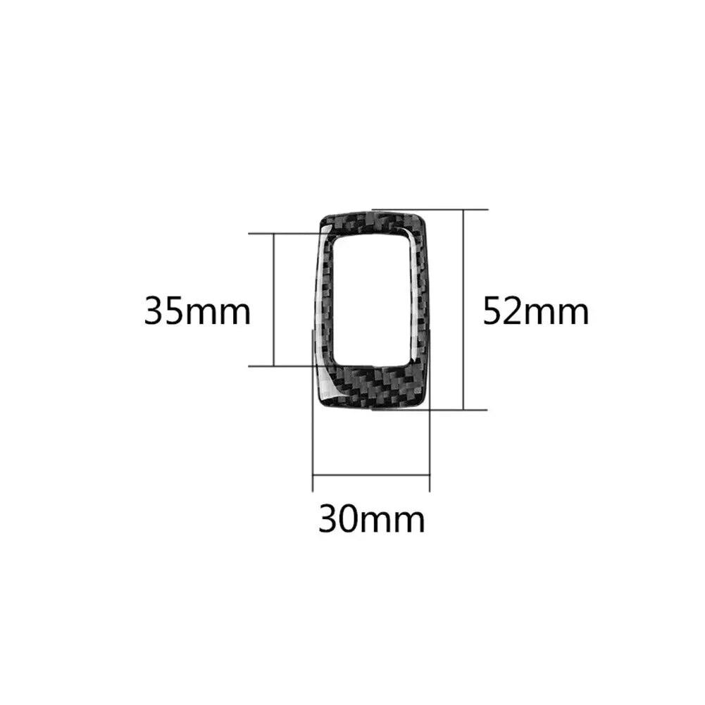 Carbon Fiber Car Trunk Switch Button Decoration Frame Stickers Auto Accessories For BMW 3 Series G20 G28 325li 330d 335 -20