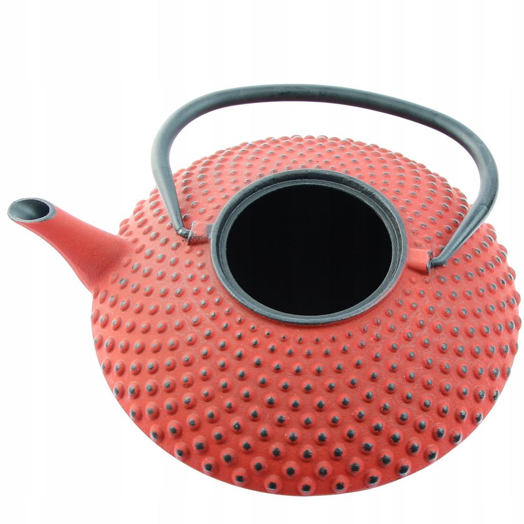 Cast Iron Kettle 1.25L Tea Teapertowel 2X Cups Set