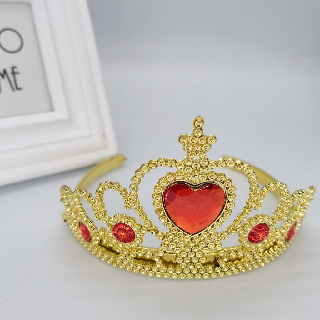 Children's Princess Costume: Gem Crown, Magic Wand, Headdress, and Fairy Headband Set