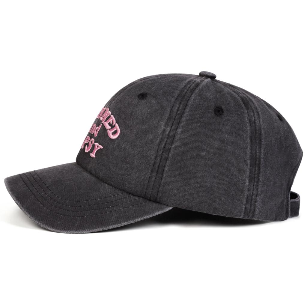 Baseball Stitching Embroidered Tipsy And Tanned Neutral Gender Women Men For Caps Spring Autumn Outdoor Adjustable Casual Hats Sunscreen Hat