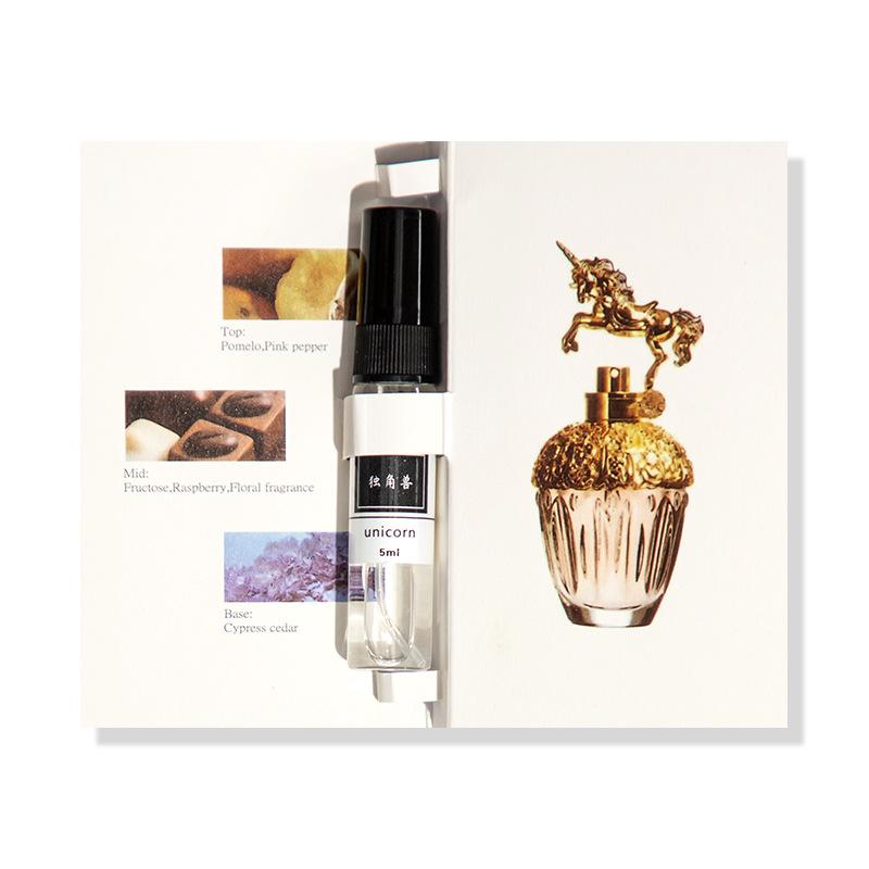 Niche Version Perfume Sample Men and Women Haute Couture Replica Card Test Tube Durable Trial Pack