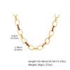 Necklace Women'S Style Fashion Simple Multi-Ring Splicing Stainless Steel Bracelet Titanium Steel Jewelry Br-2675
