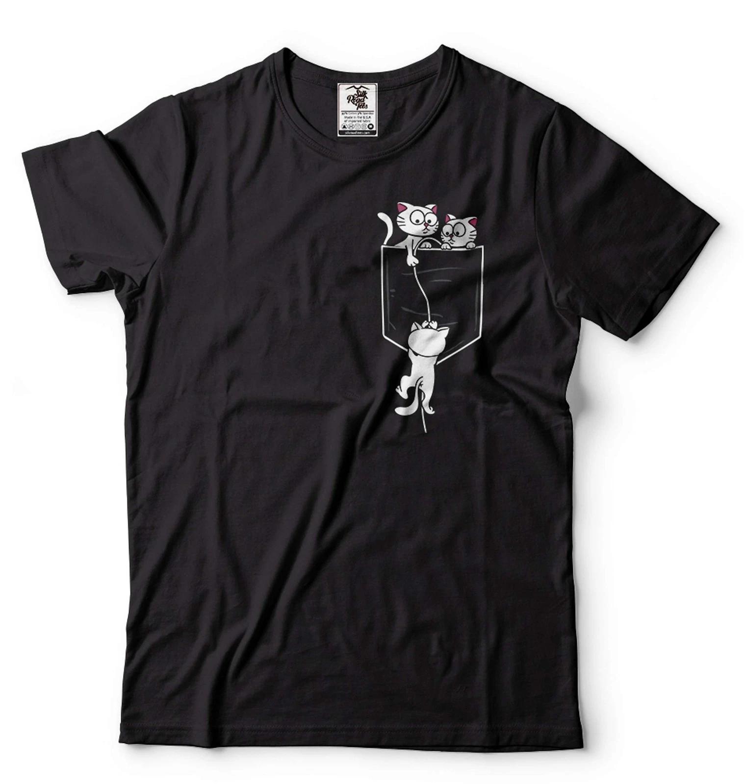 

Cute Cat Shirts Cats In Pocket Shirt Cat Pocket Shirts Cat Owner Cat Lover Gifts 3XL