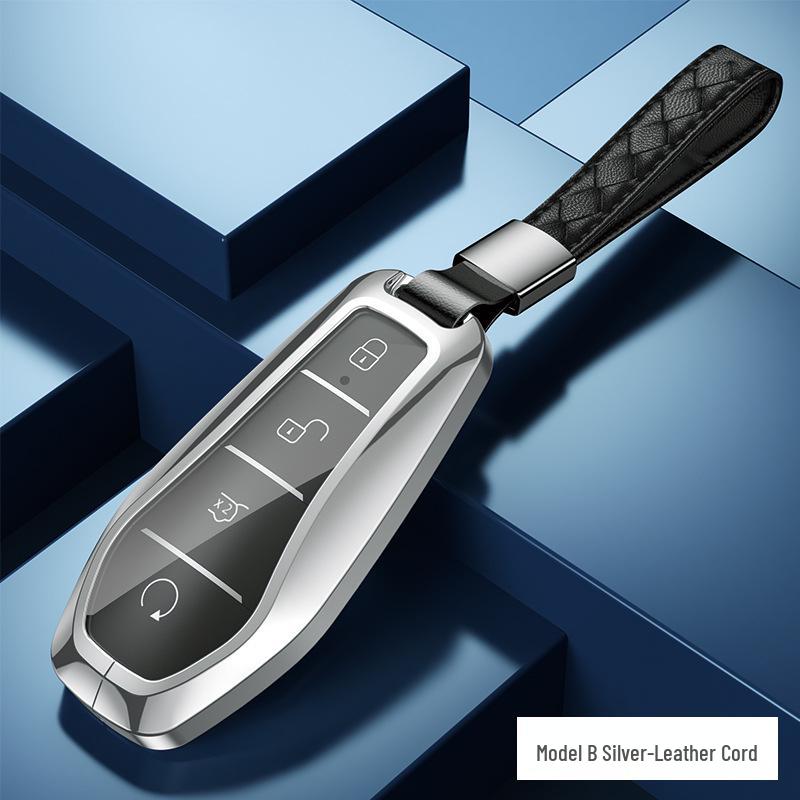 BYD Aluminum Alloy Car Key Case - Qin, Pro, Song, Tang, Han Metal Key Shell