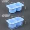 Large Round Ice Cube Tray With Lid, 2 Cavity Silicone Ice Mold, Household Big Ice Making Container Freezing Tool