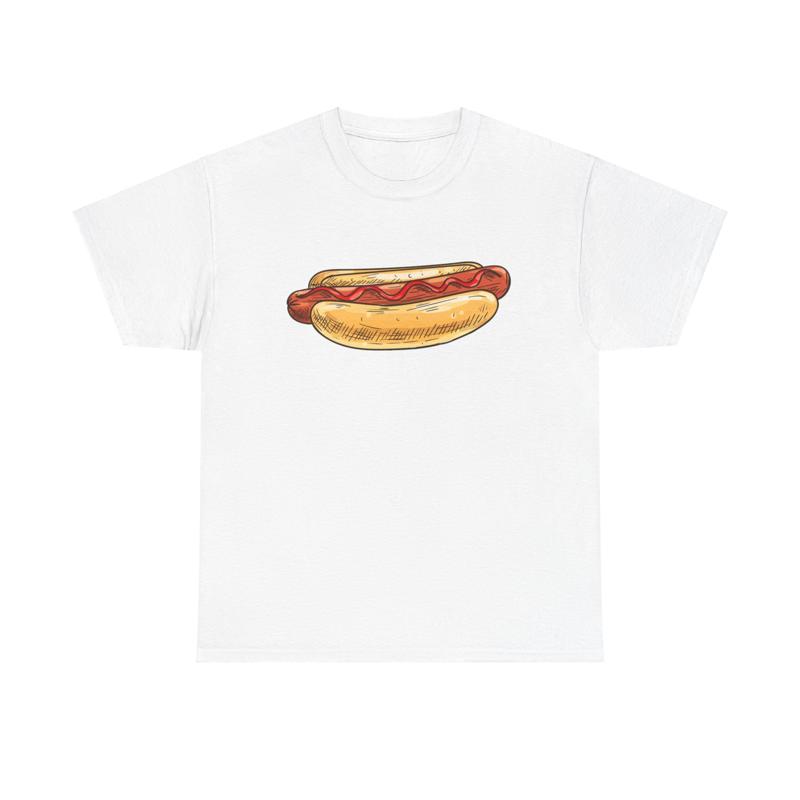 Hot Diggity Dog T Shirt Hotdog Frankfurter Sausage Baseball Cookout Picnic
