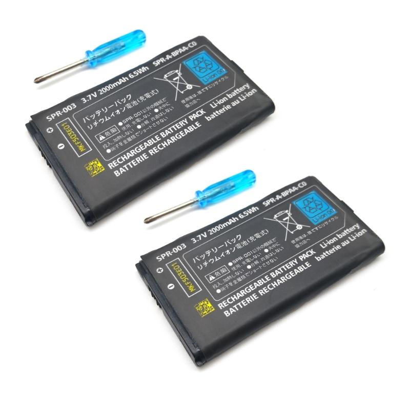 2000mAh SPR-003 Wiederaufladbarer Lithium-Akku für NS 3DS 3DSLL 3DSXL Spielkonsolen-Zubehör